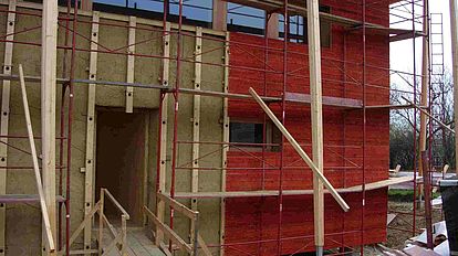 S-HOUSE Herstellung der Fassade | Quelle: GrAT | © CC BY-NC-SA 4.0